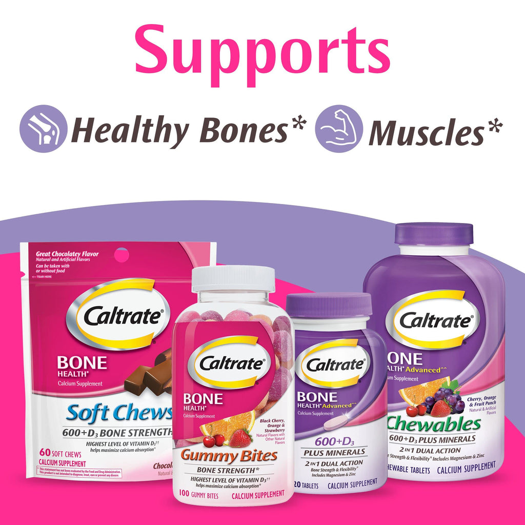 Caltrate Chewables Calcium & Vitamin D with Minerals

