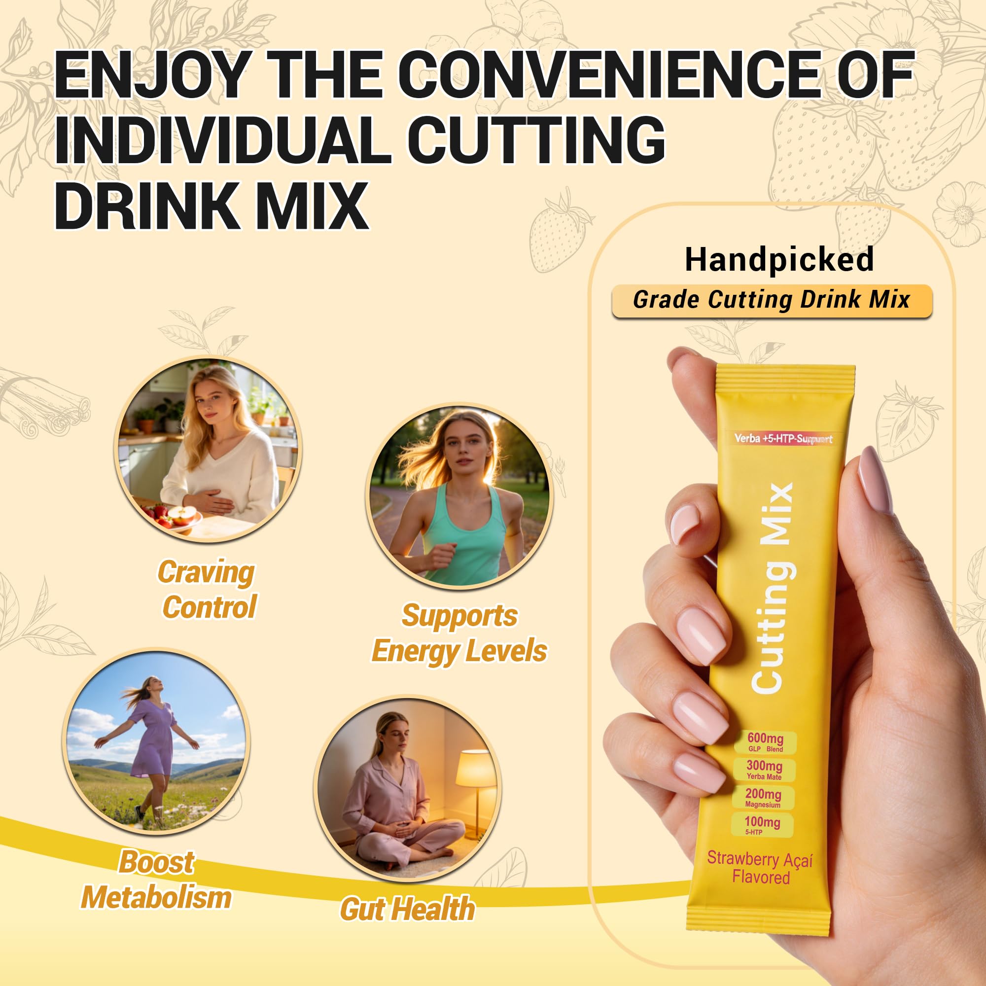 Cutting Drink Mix for Digestive Health & Energy

