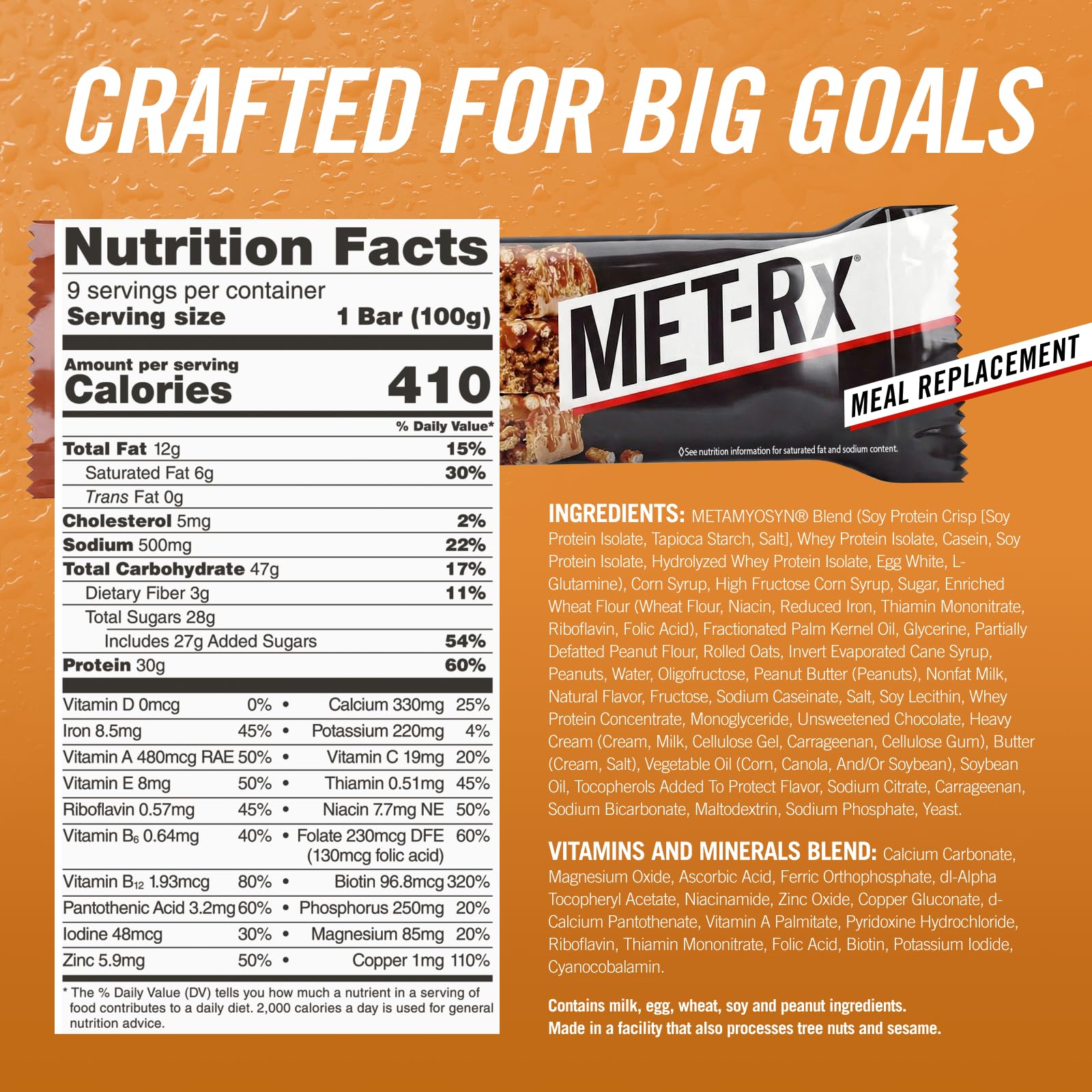 MET-Rx Big 100 Colossal Protein Bars

