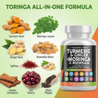 Clean Nutra All-in-One Turmeric Moringa Supplement

