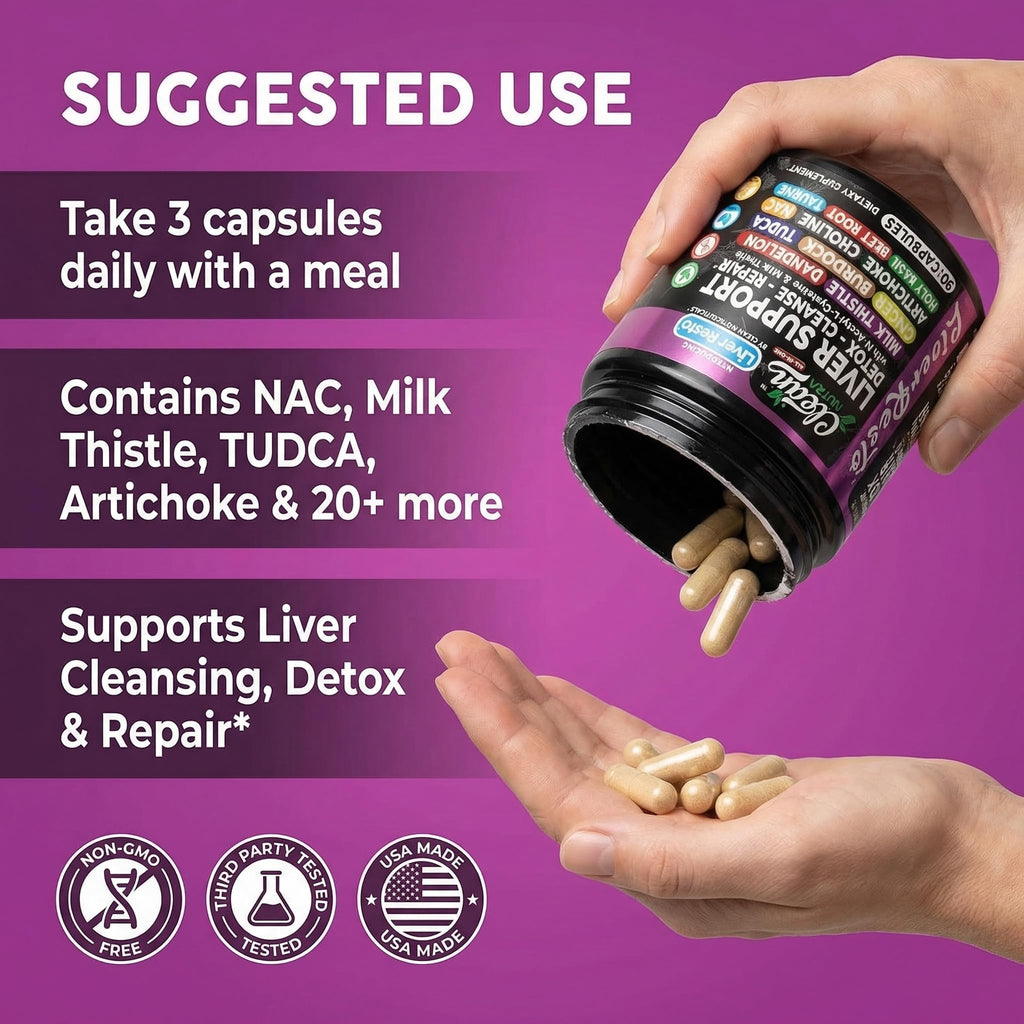 Liver Cleanse Detox & Repair by Clean Nutraceuticals

