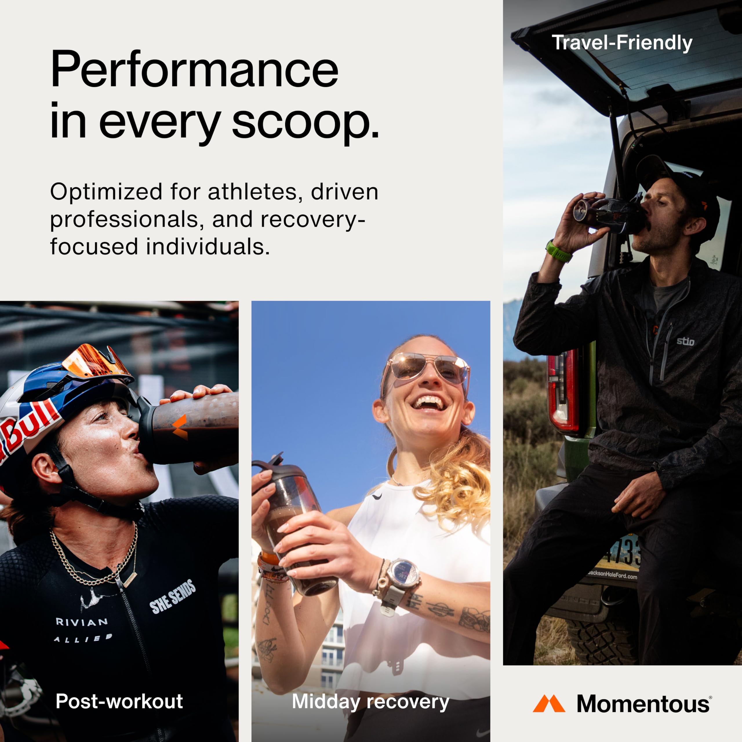 Whey Protein Powder Momentous Essential Grass-Fed

