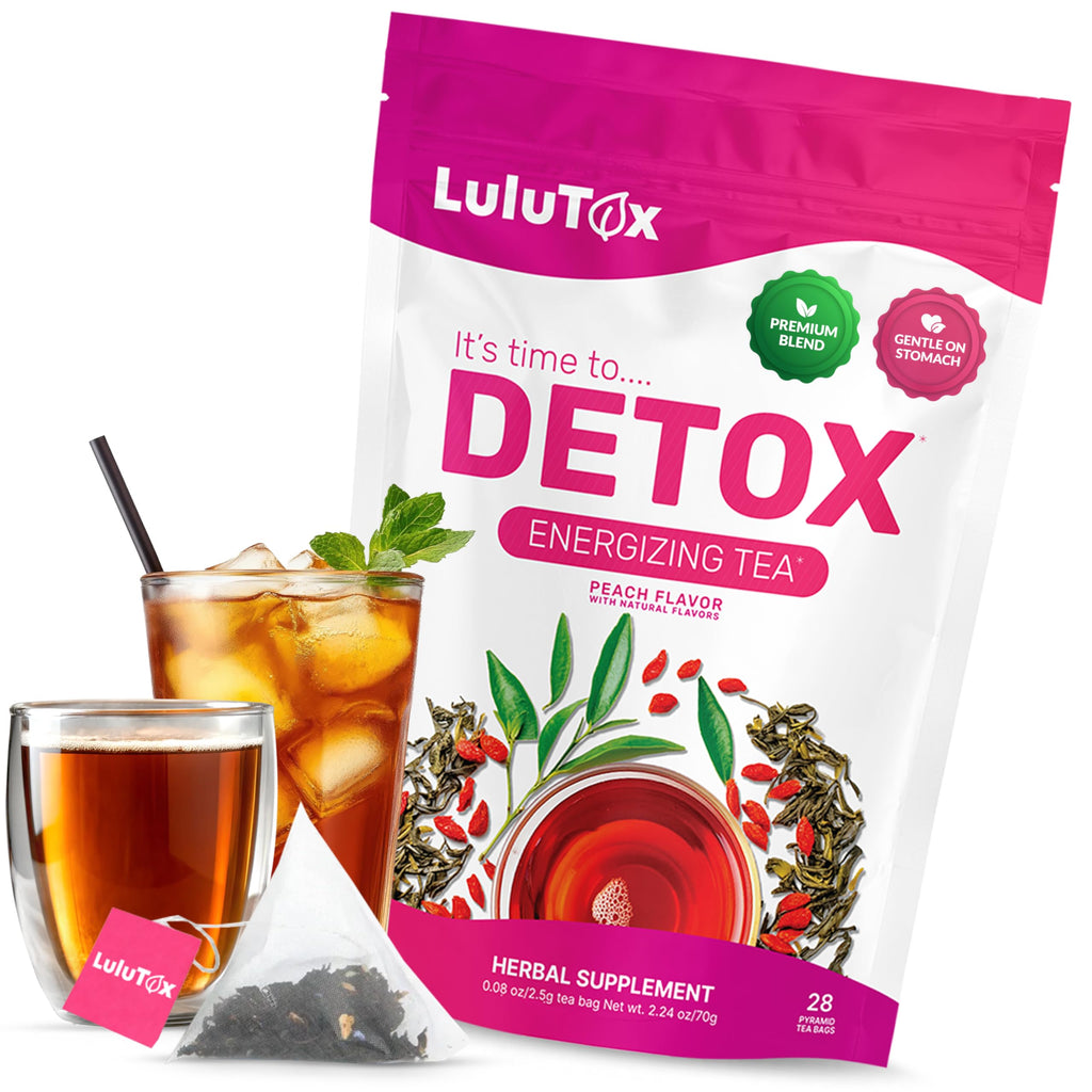 LULUTOX Detox Tea - Blend with Dandelion, Ginseng and Ginger


