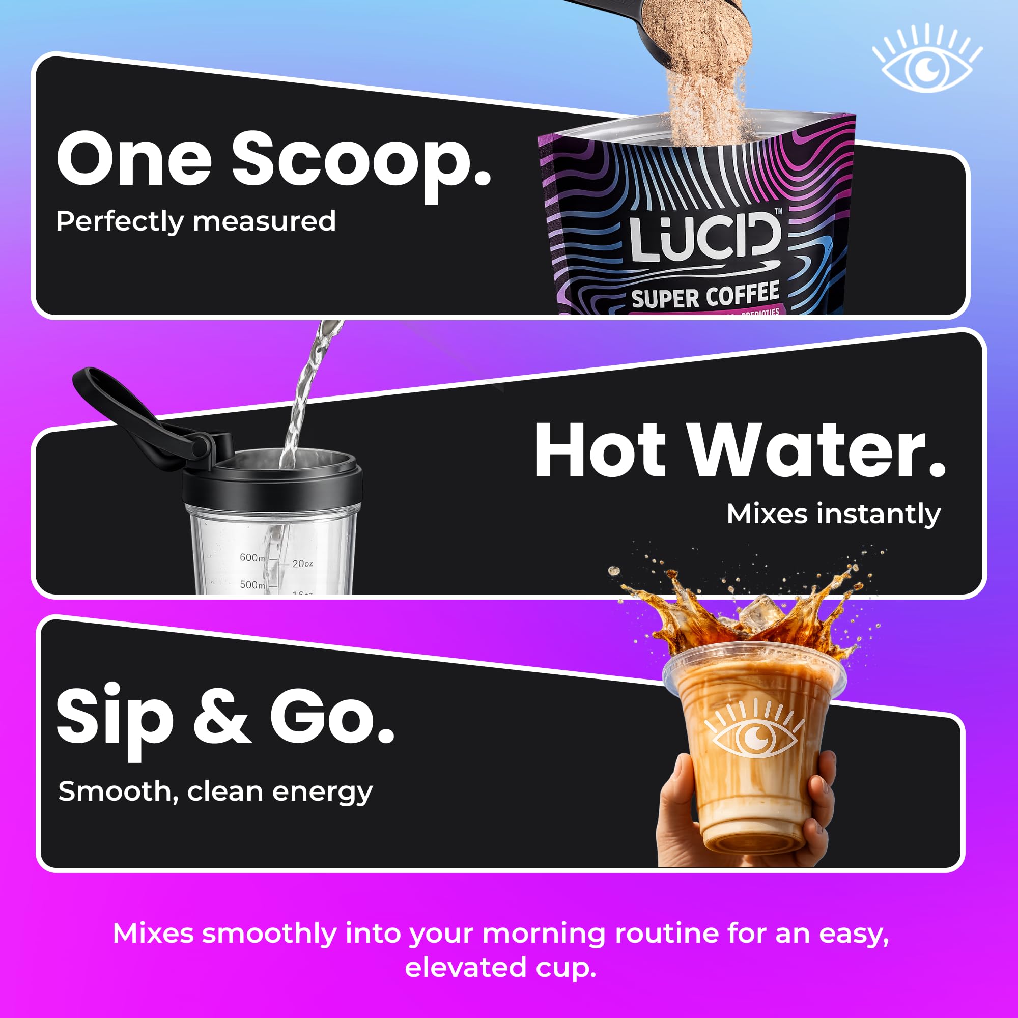 Mushroom Nootropics Blend for Focus - by Lucid - USA Made

