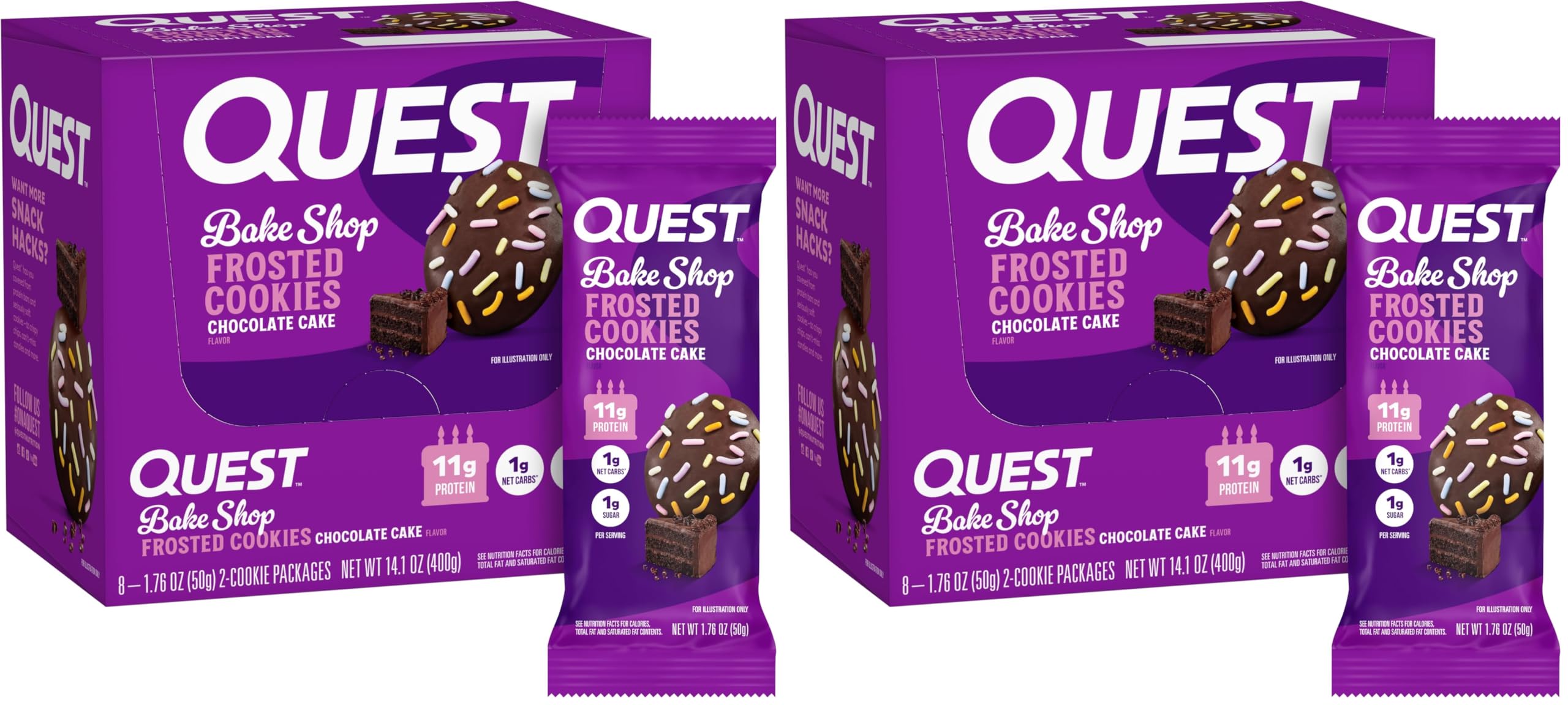 Quest Frosted Cookies Gluten Free High Protein