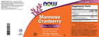 NOW Foods Mannose Cranberry Urinary Tract Health | Vegan

