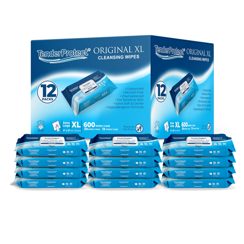 TenderProtect Premium Adult Wipes – Aloe & Lanolin

