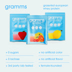 GRAMMS Clear Protein Powder Convenient On-The-Go Protein Drink

