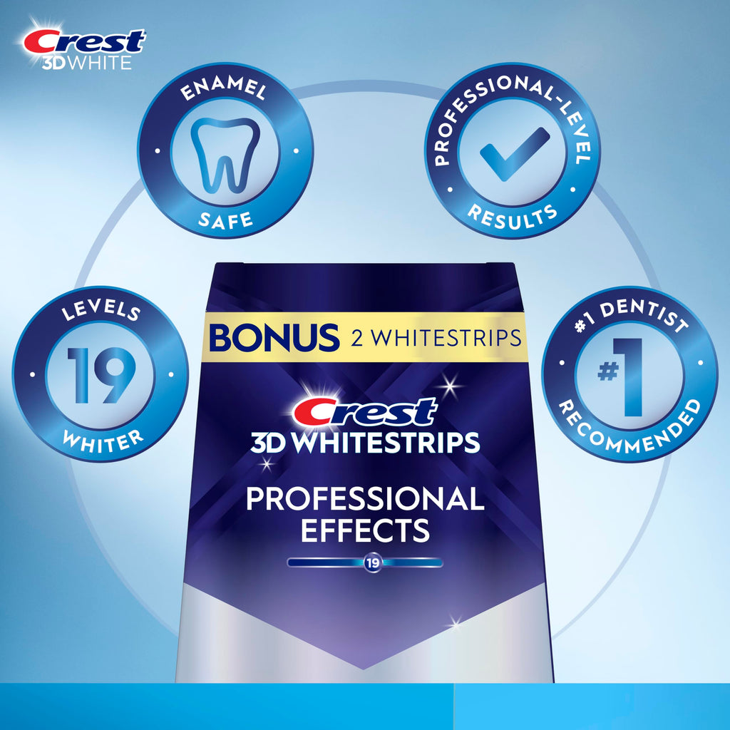 Crest 3D Whitestrips Professional Effects Teeth Whitening Kit 44 Strips

