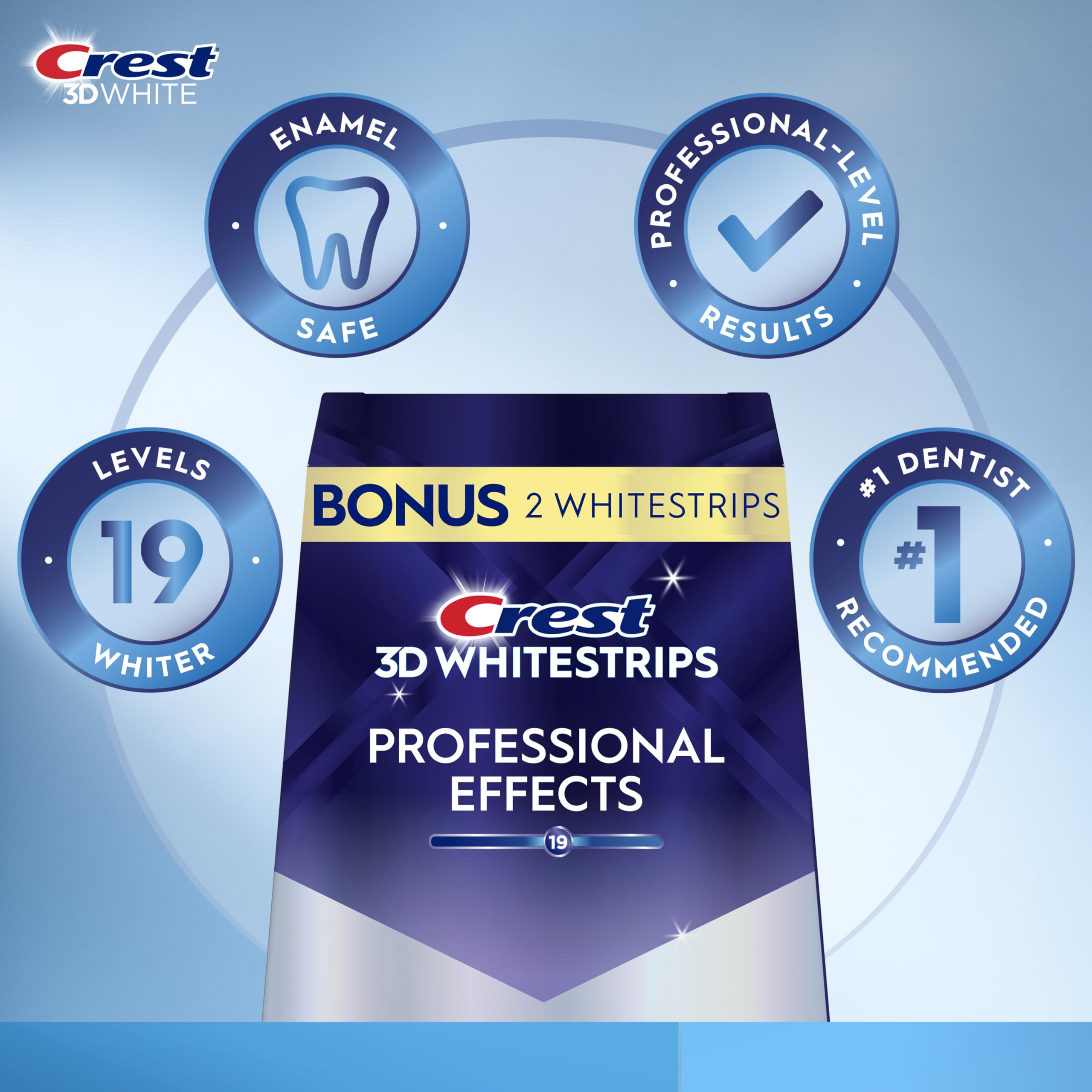 Crest 3D Whitestrips Professional Effects Teeth Whitening Kit 44 Strips

