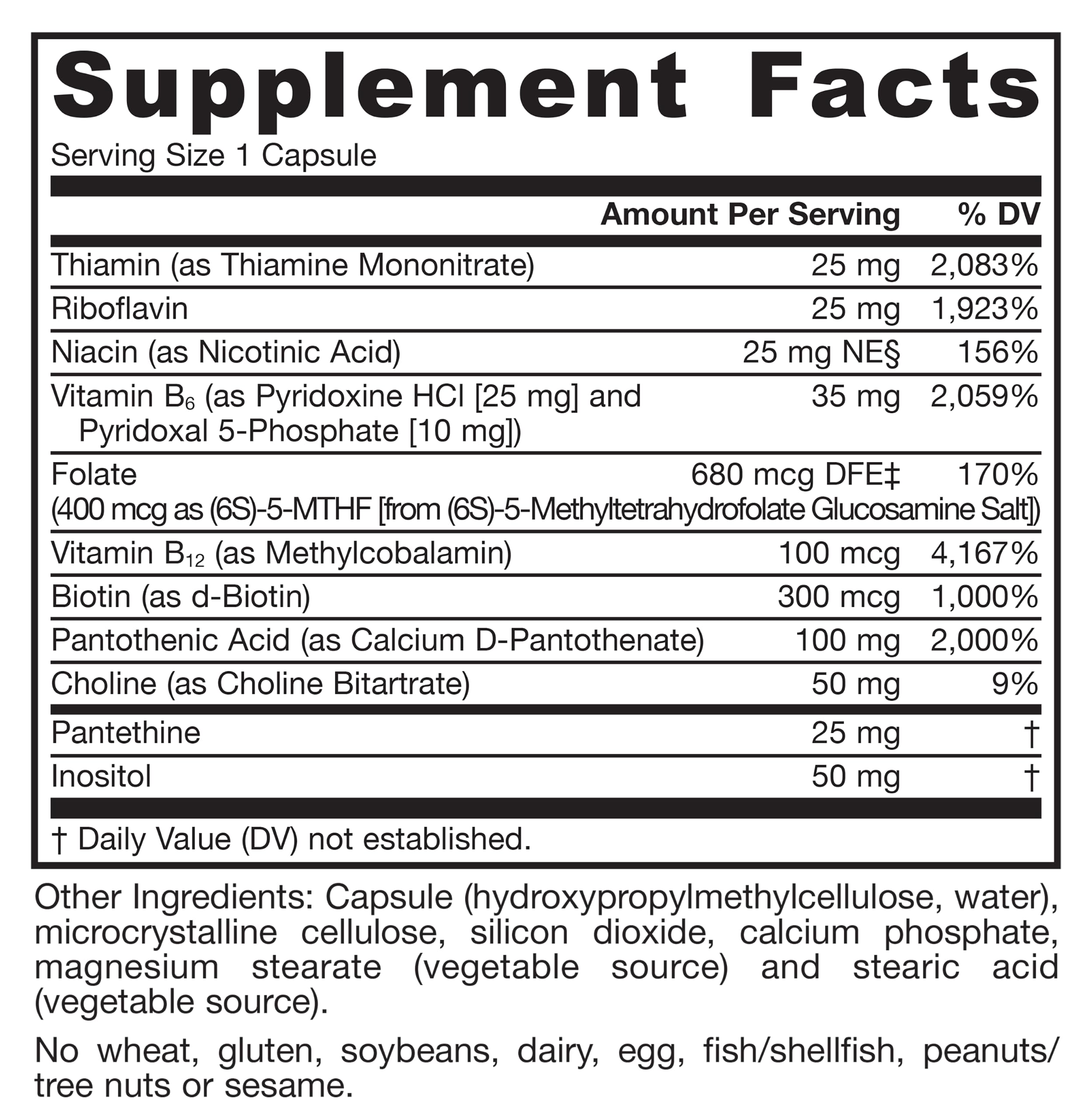 Jarrow Formulas B-Right Vitamin B-Complex Veggie Caps

