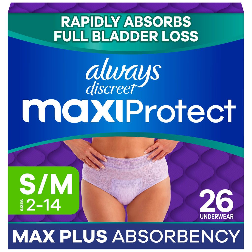Always Discreet MaxiProtect Incontinence Underwear for Women