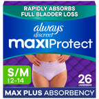 Always Discreet MaxiProtect Incontinence Underwear for Women