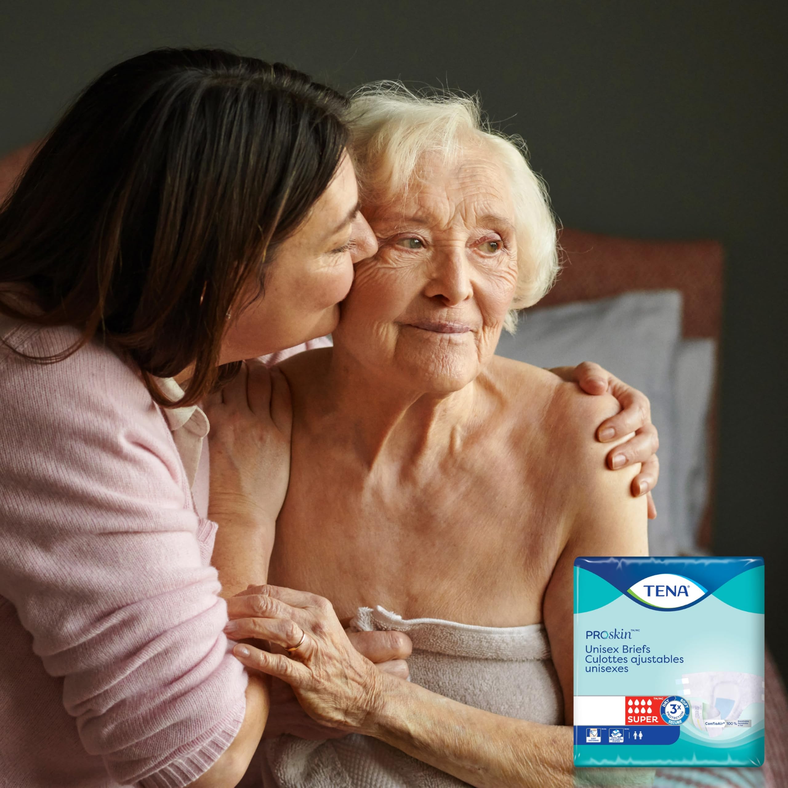 TENA ProSkin Incontinence Briefs for Adults - Super Absorbent

