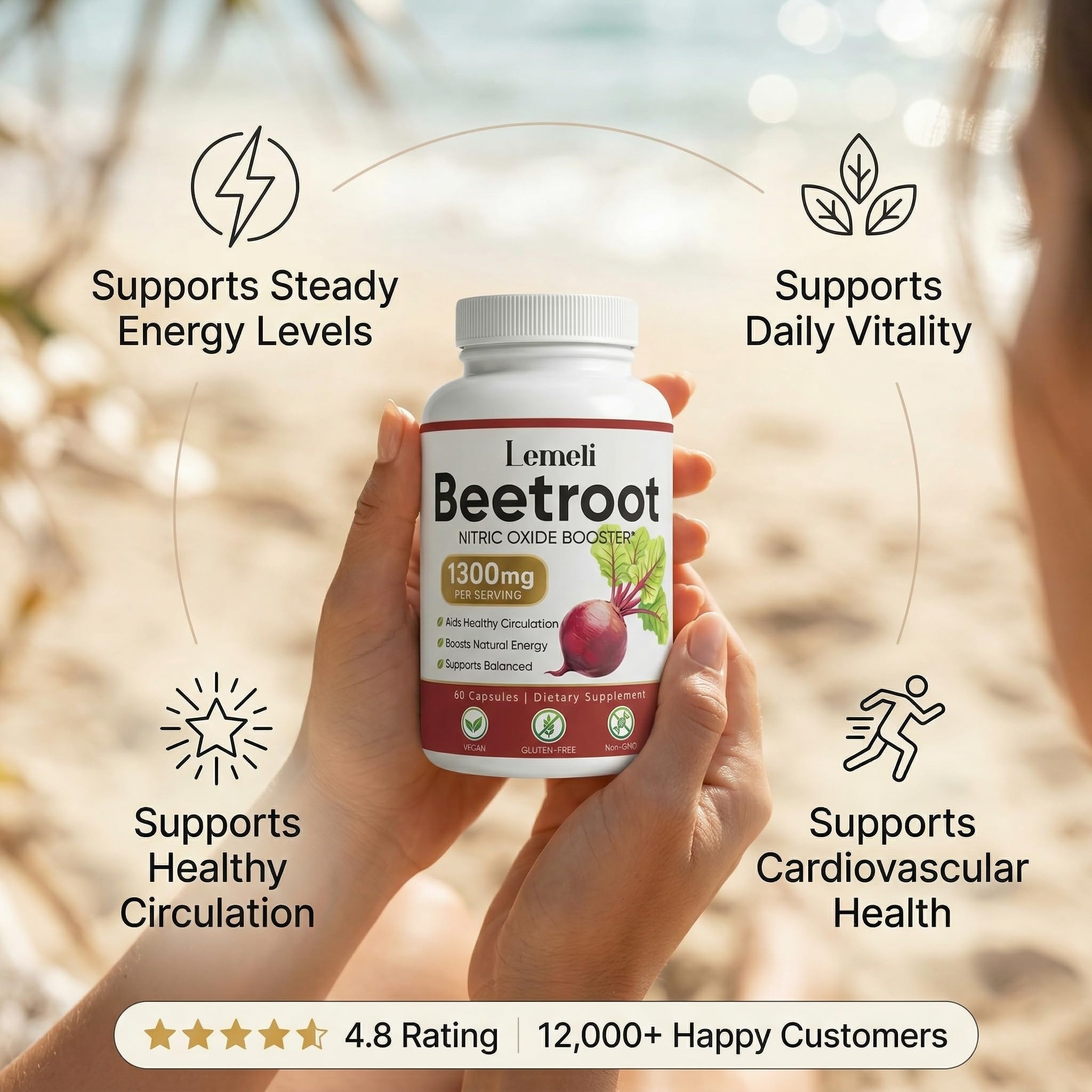 Lemeli Beetroot Capsule – Plant-Based Energy

