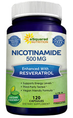 aSquared Nutrition Nicotinamide with Resveratrol Capsules

