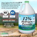 Nature's Freedom Hydrogen Peroxide Solution | NSF Listed

