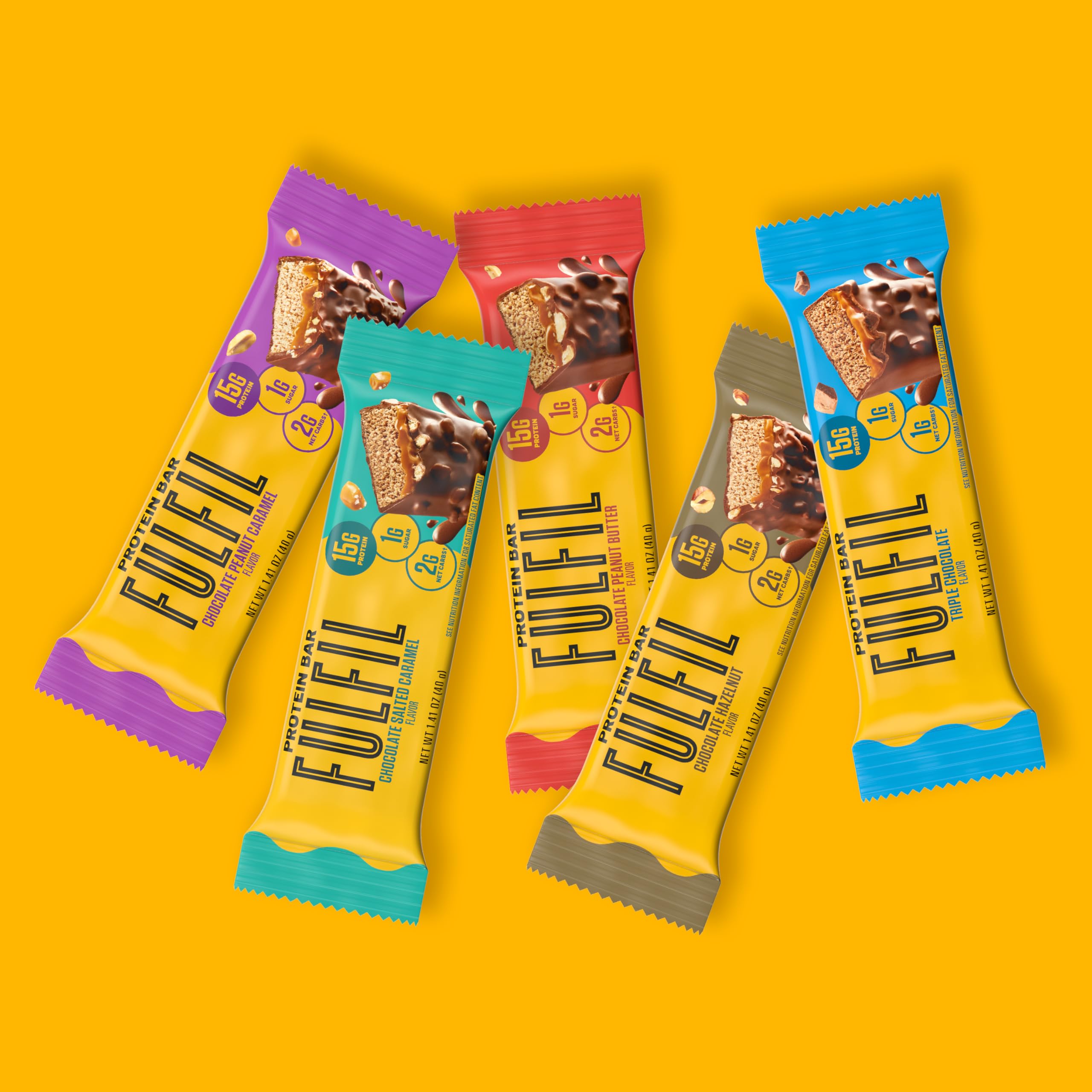 FULFIL Protein Bars Gluten Free On-The-Go Snack

