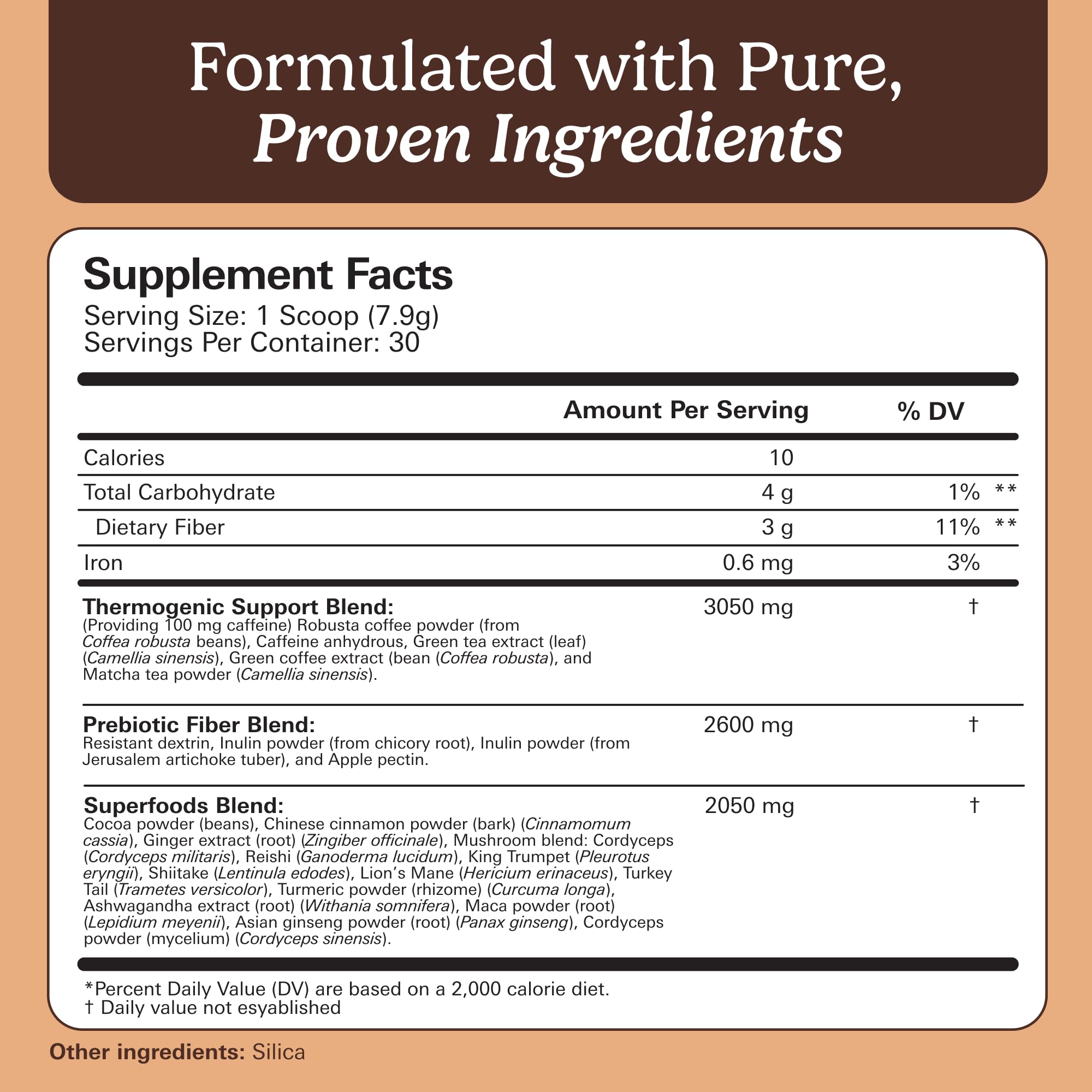Santo Remedio Super Café Coffee Powder with Prebiotic Fiber

