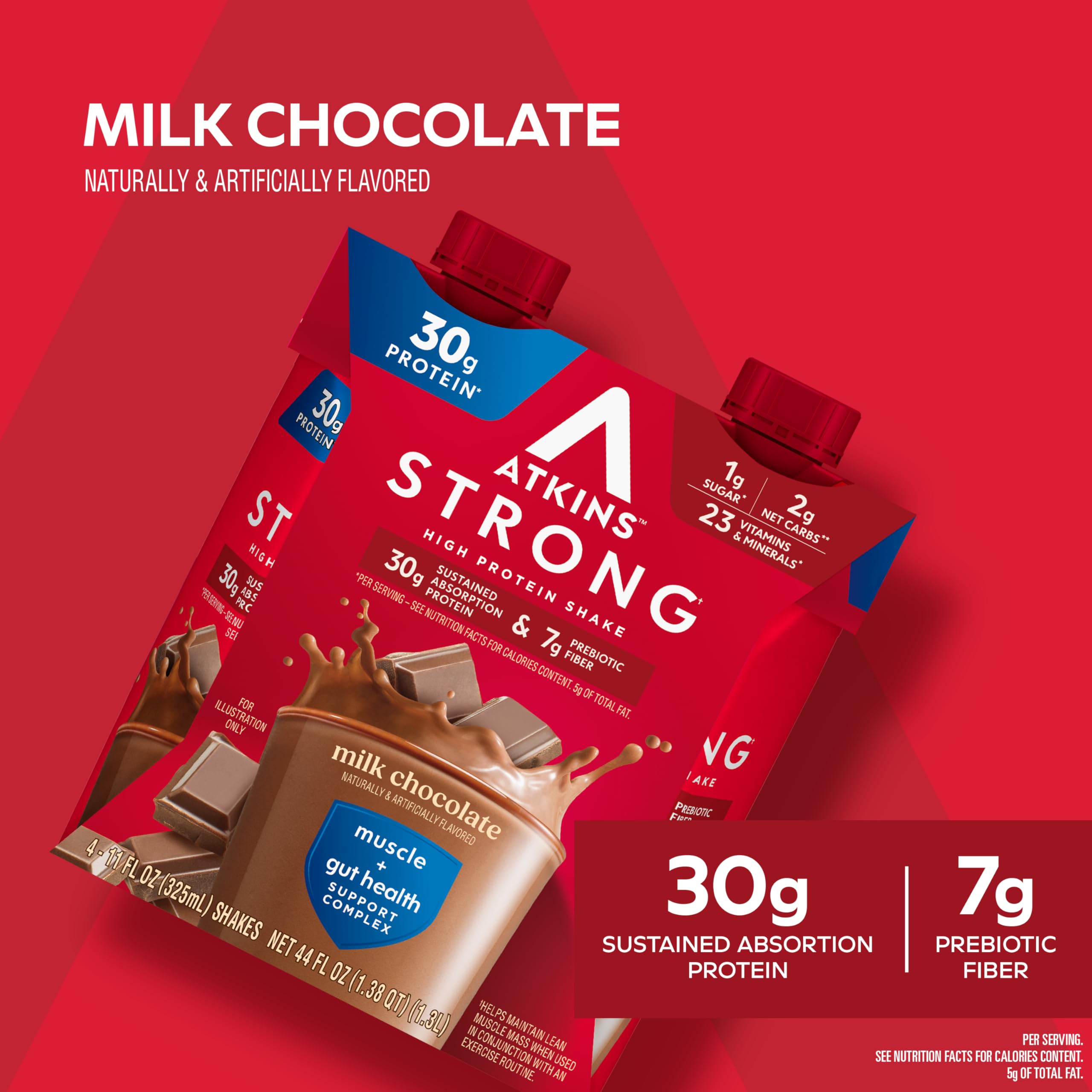 Atkins Strong High Protein Shake GLP-1 Support

