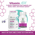 NatureGenX ADK Vitamin Supplement for Bone Health

