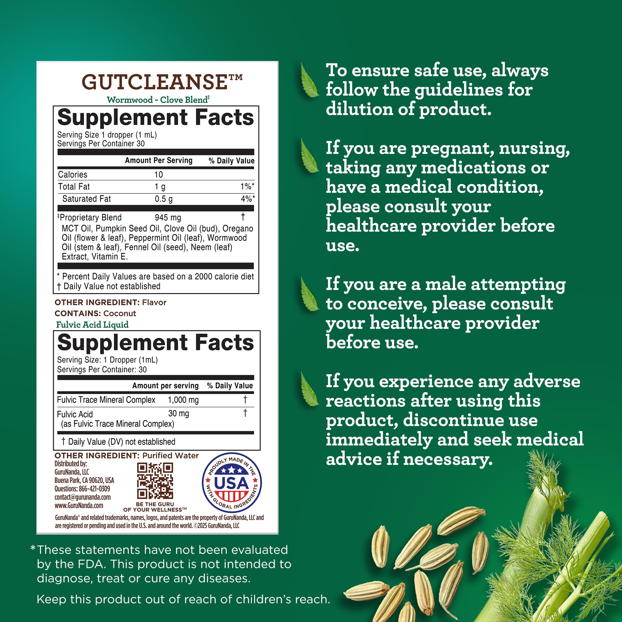 GuruNanda Gutcleanse Digestive Health Kit

