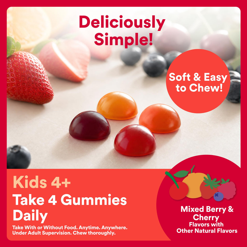 SmartyPants Kids Multivitamin Gummies for Immune Support

