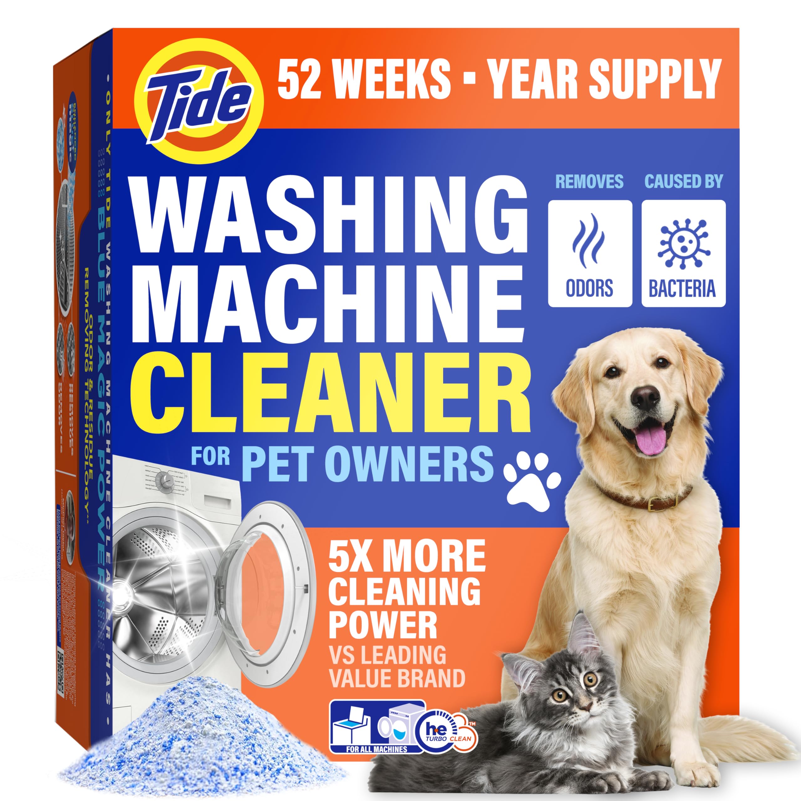 Tide Pet Washing Machine Cleaner Odor & Residue Eliminator

