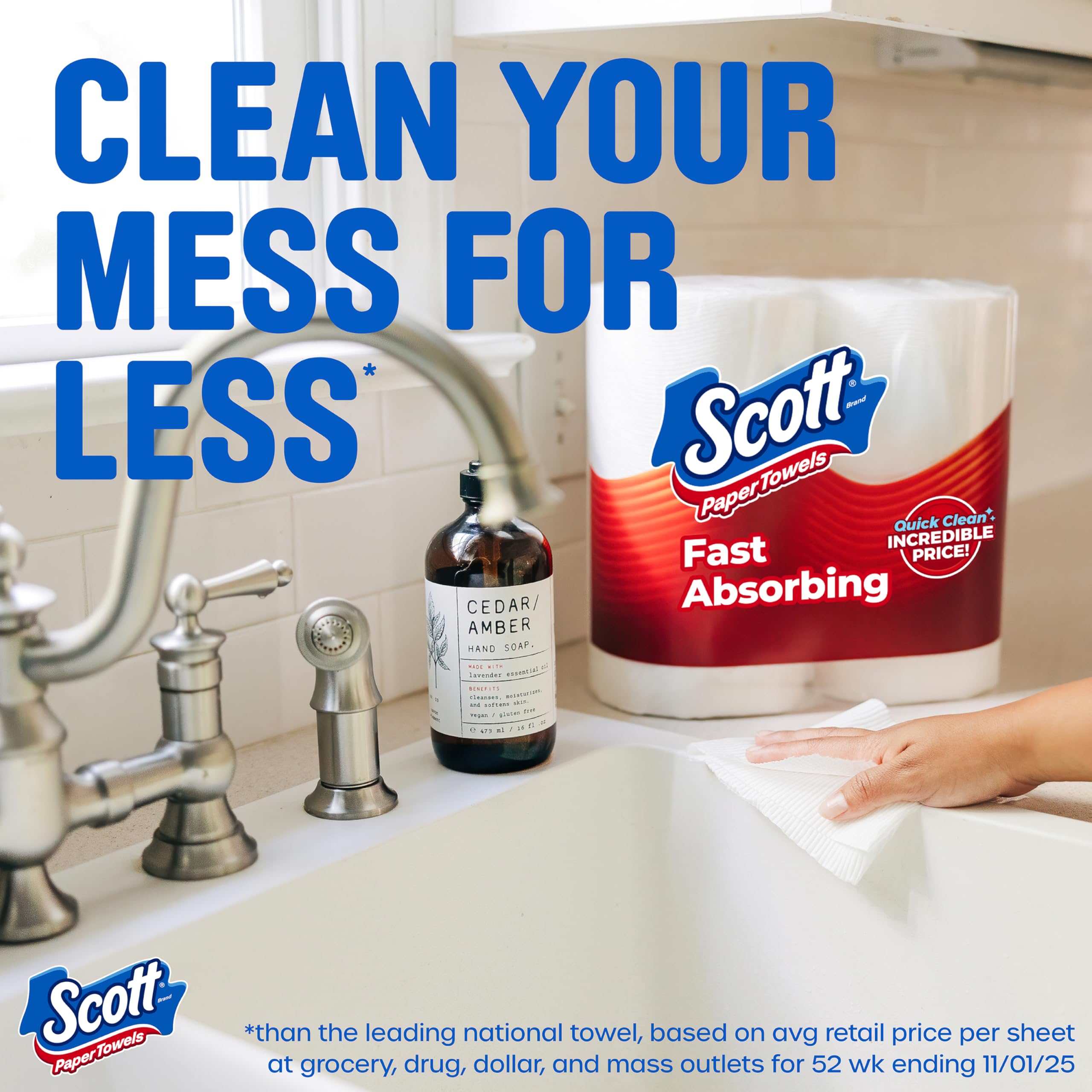 Scott Paper Towels Task Size - Everyday Cleaning

