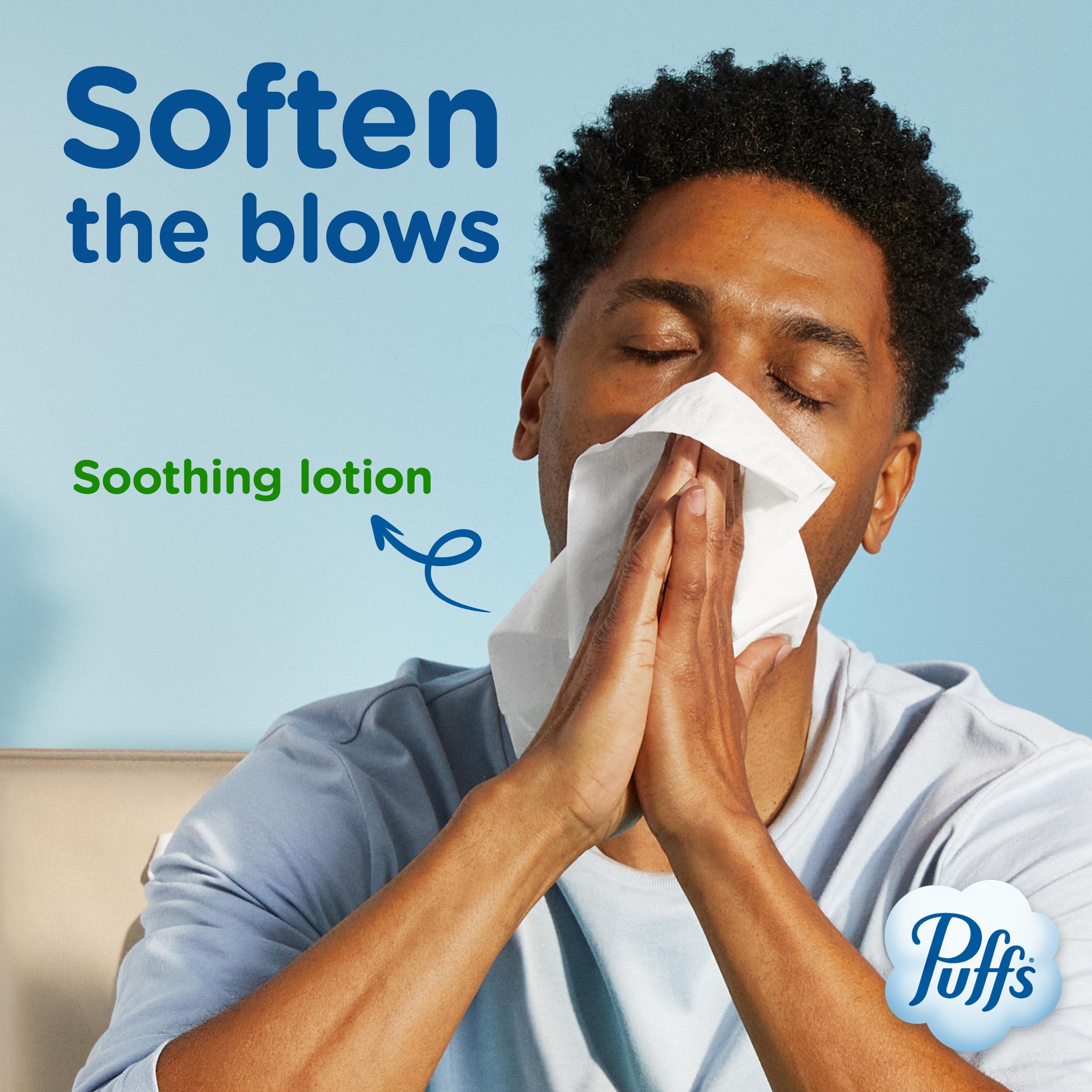 Puffs Plus Lotion Facial Tissues for Allergies

