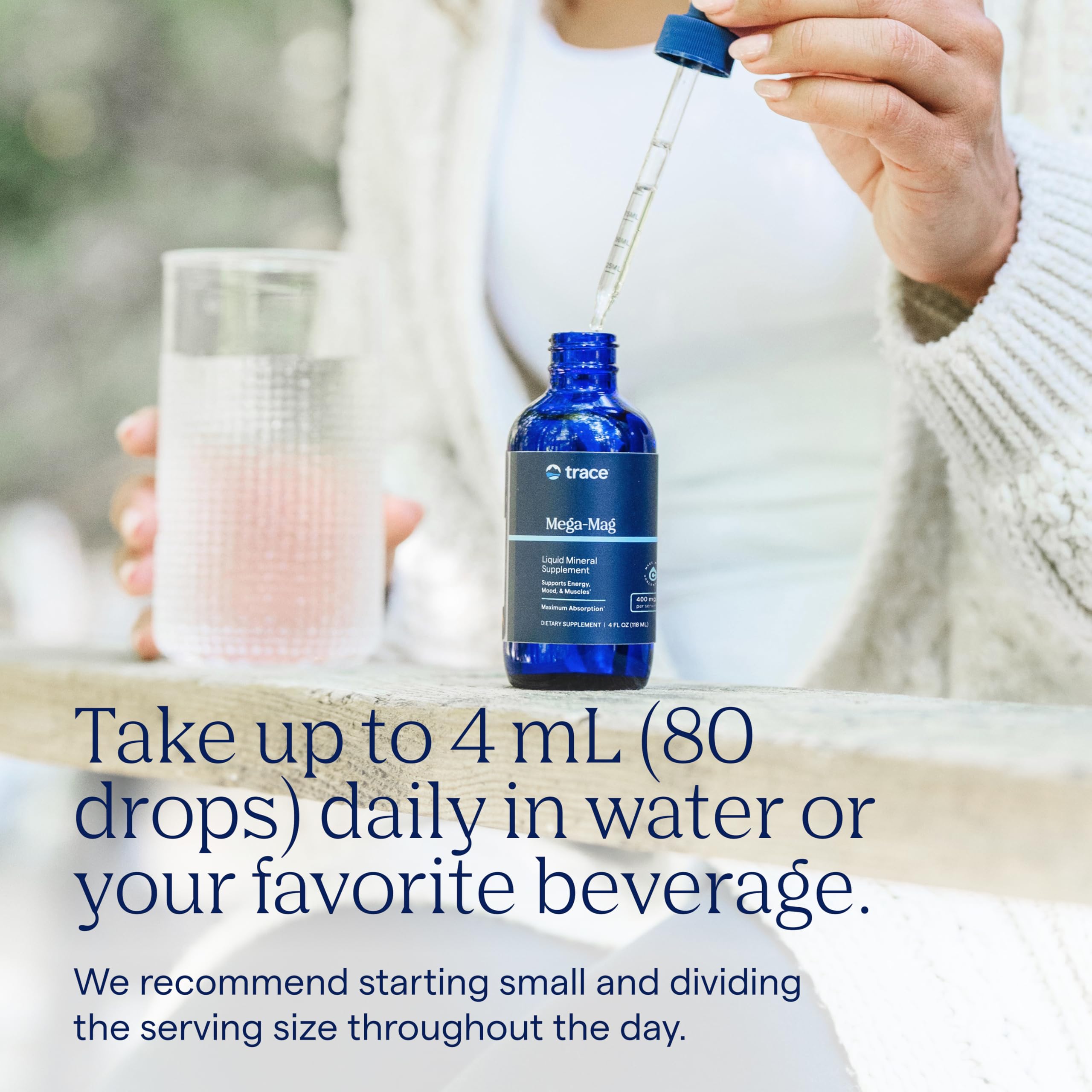Liquid Magnesium Supplement by Trace Minerals Mega-Mag

