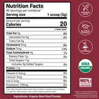 Force Factor Total Beets Organic Beetroot Powder


