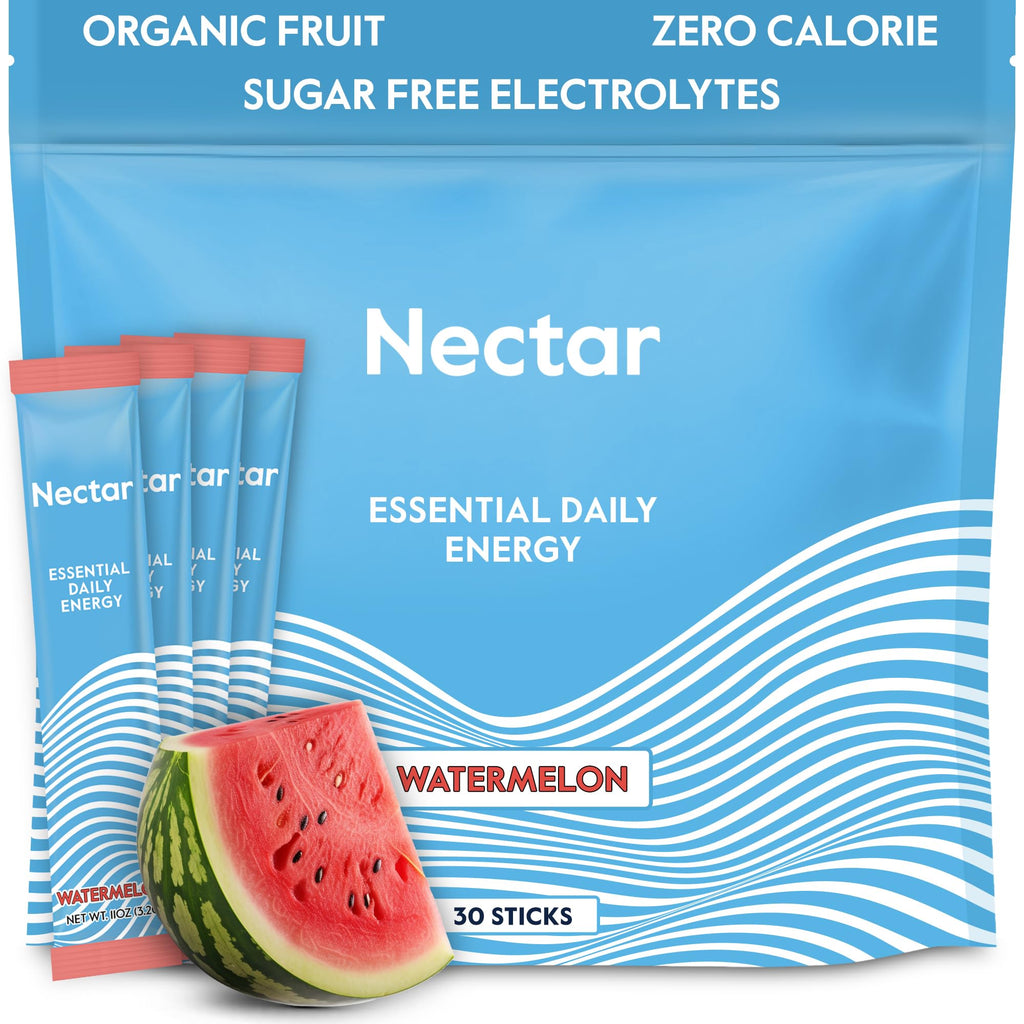 Nectar Organic Caffeine Energy Booster Powder with B12