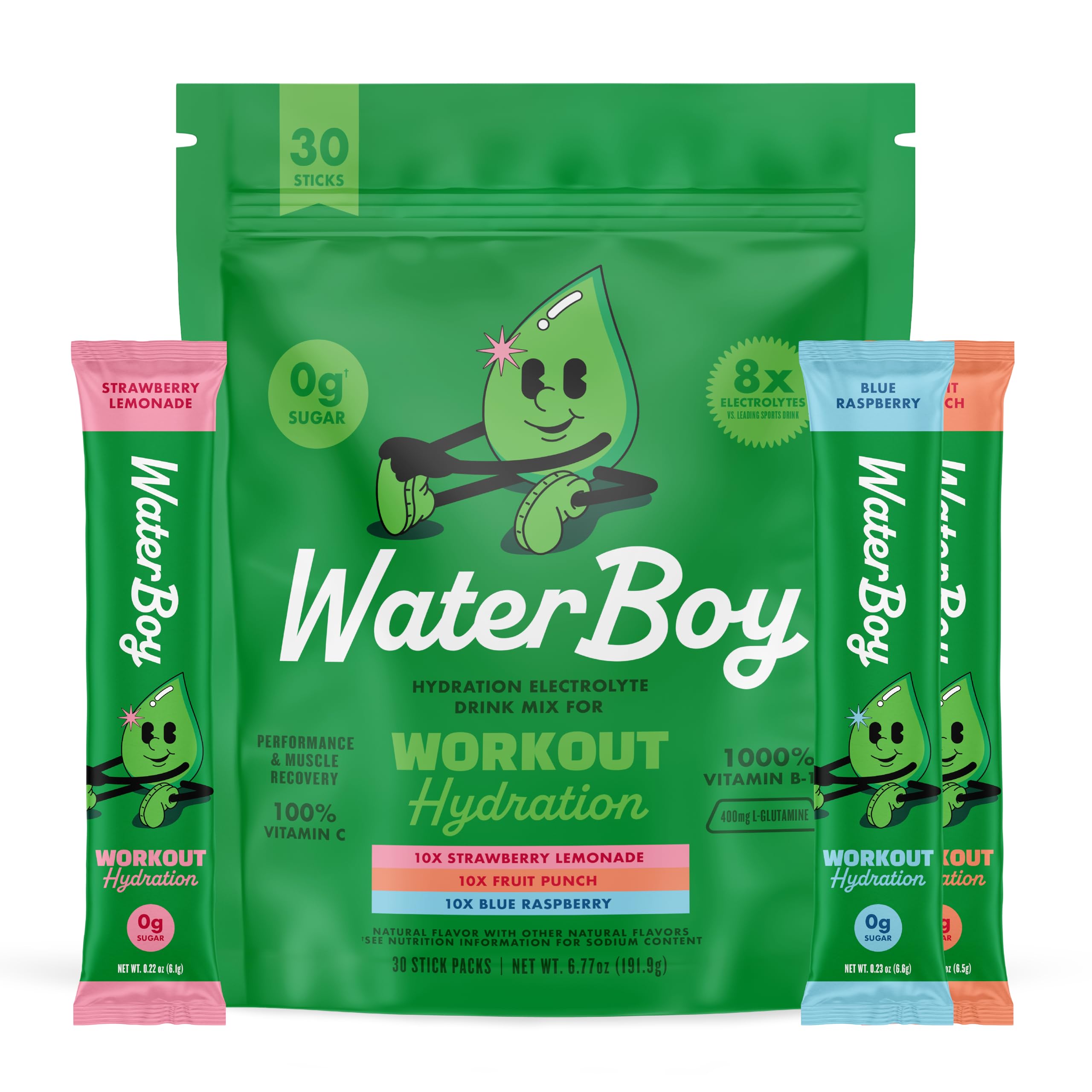 Waterboy Hydration Electrolyte Drink Mix - Sugar Free

