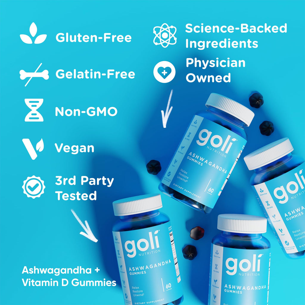 Goli Ashwagandha & Vitamin D Gummies

