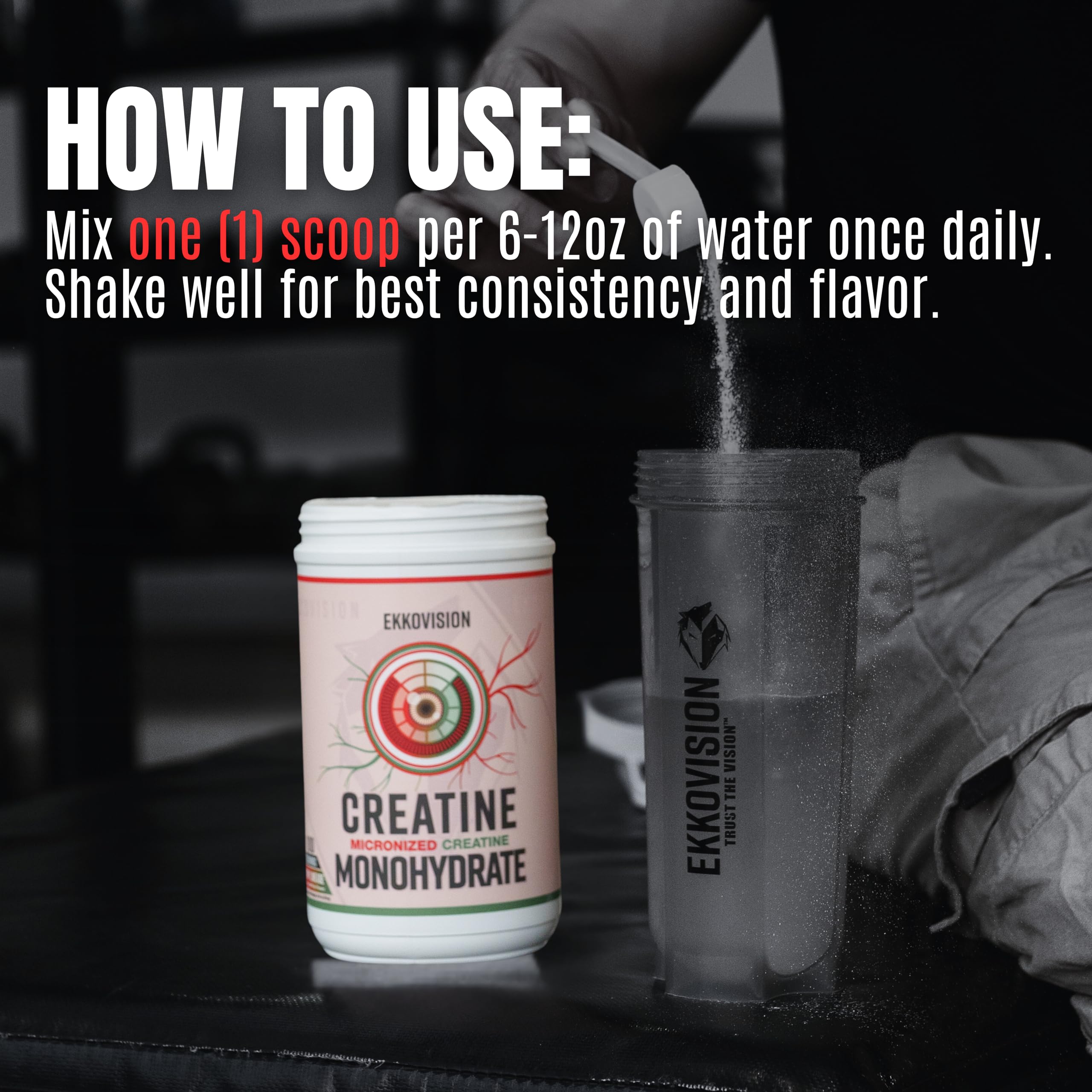 Ekkovision Creatine Monohydrate Powder Micronized

