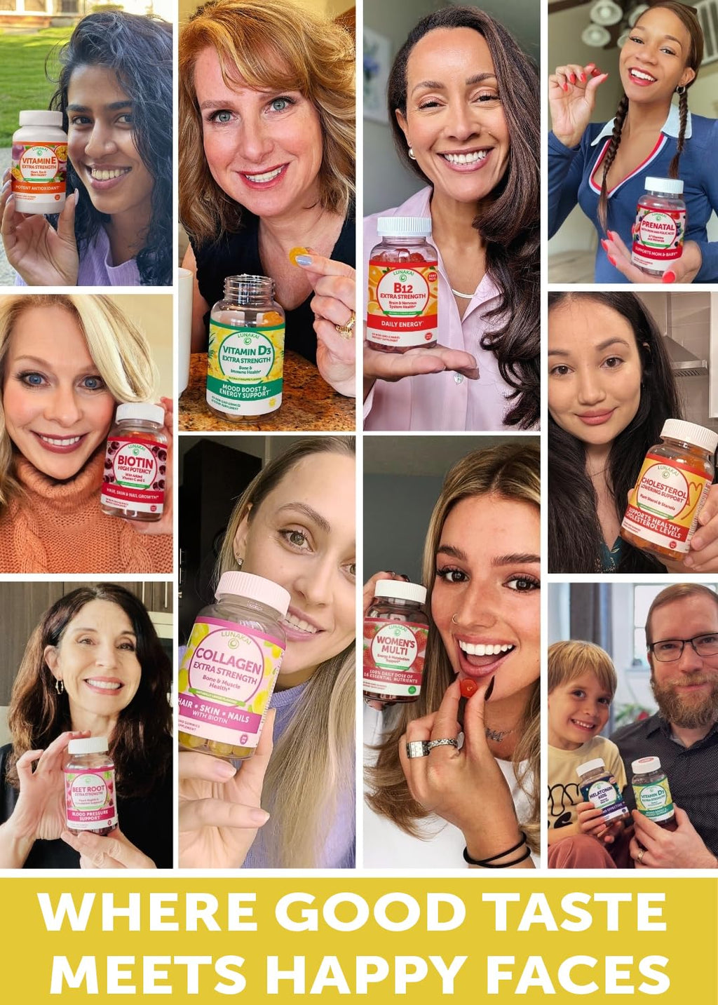 Lunakai Collagen Gummies - 200mg Hydrolyzed Collagen

