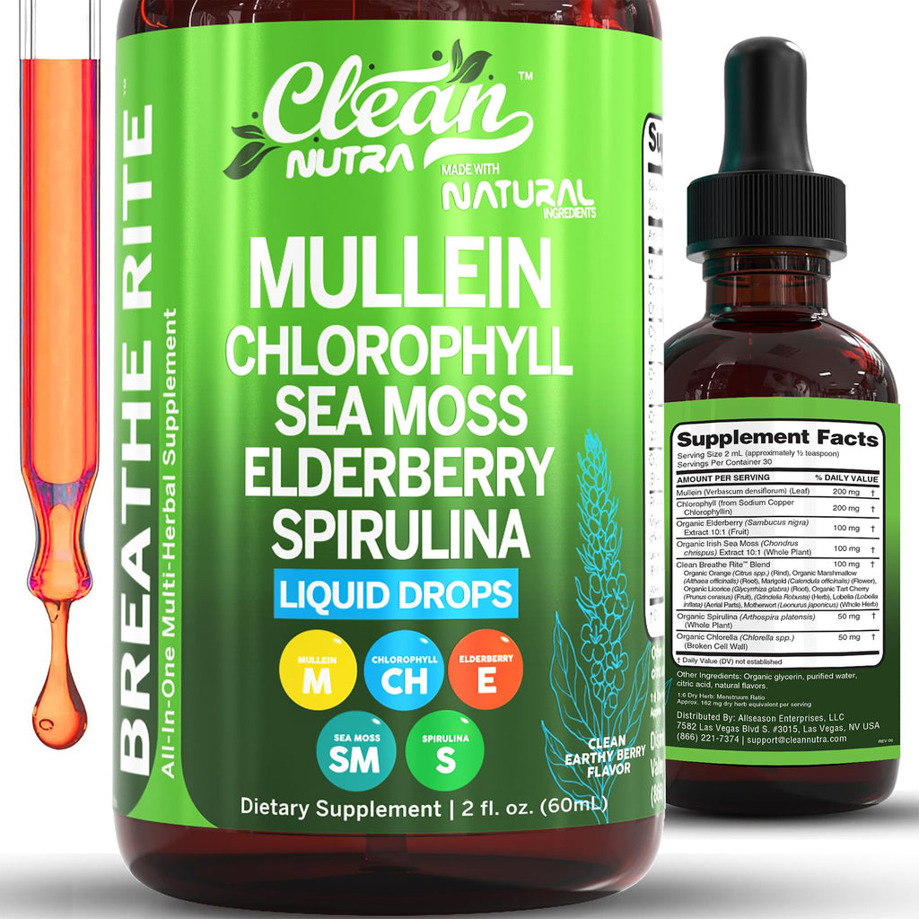 Mullein Drops Lung Support Tincture

