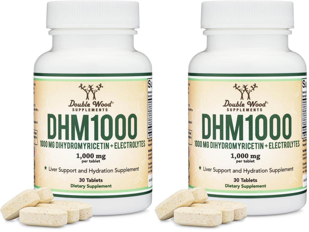 Double Wood DHM1000 Dihydromyricetin Tablets – Liver Support