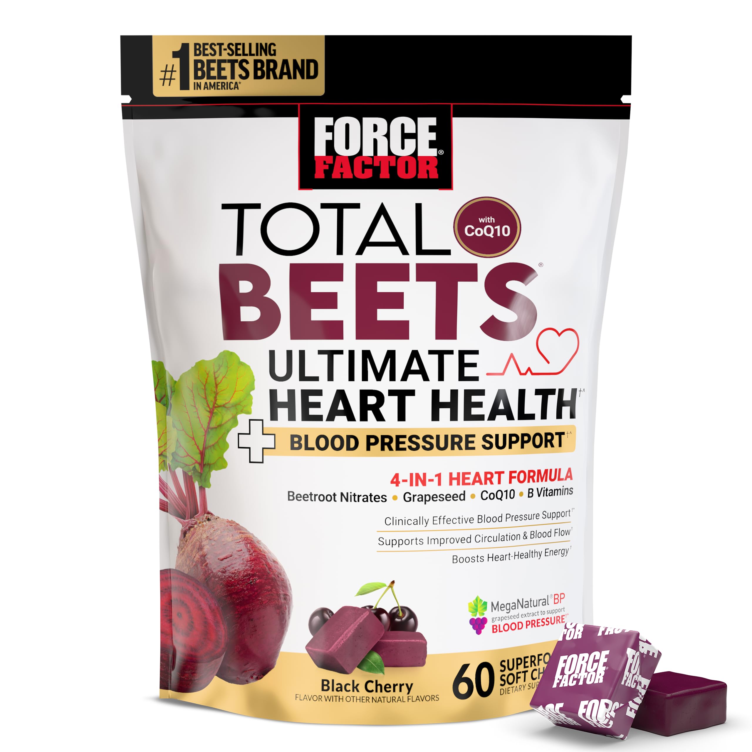 Total Beets Ultimate Heart Health Chews | Force Factor

