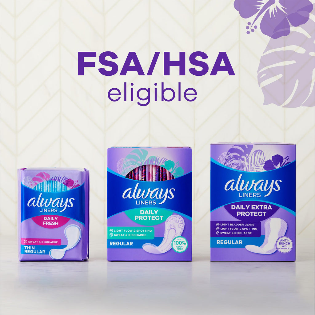 Always Pantyliners Anti-Bunch Xtra Protection Unscented

