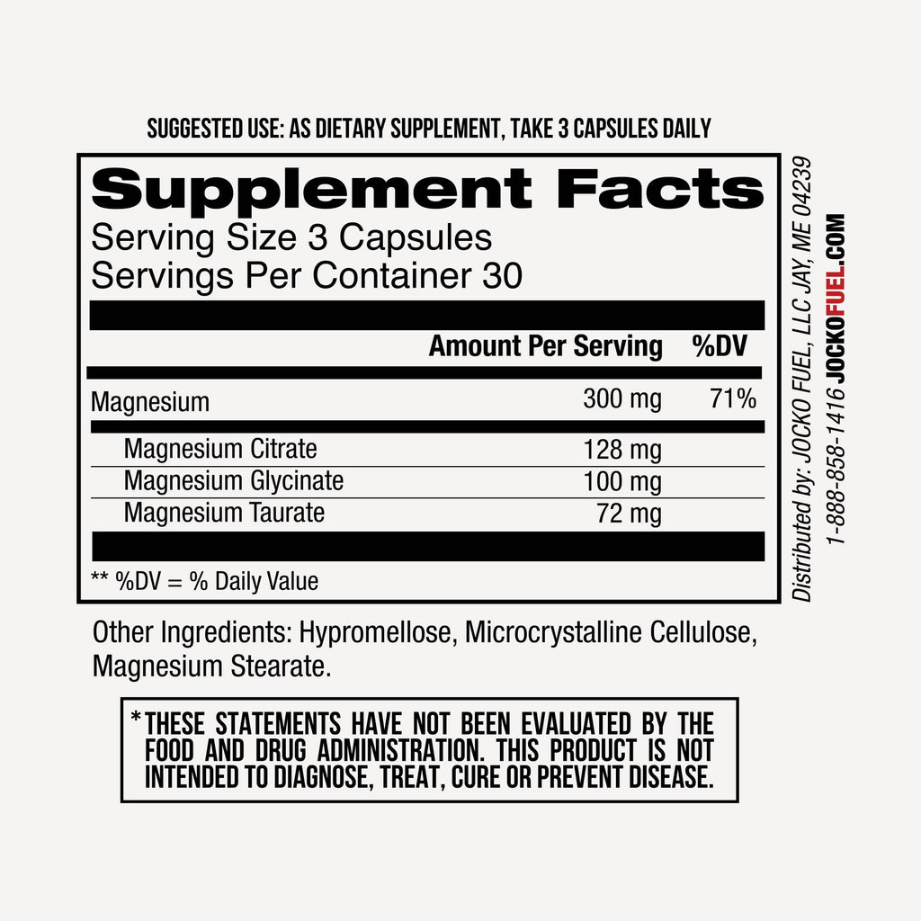 Magnesium Complex Supplement by Jocko Fuel

