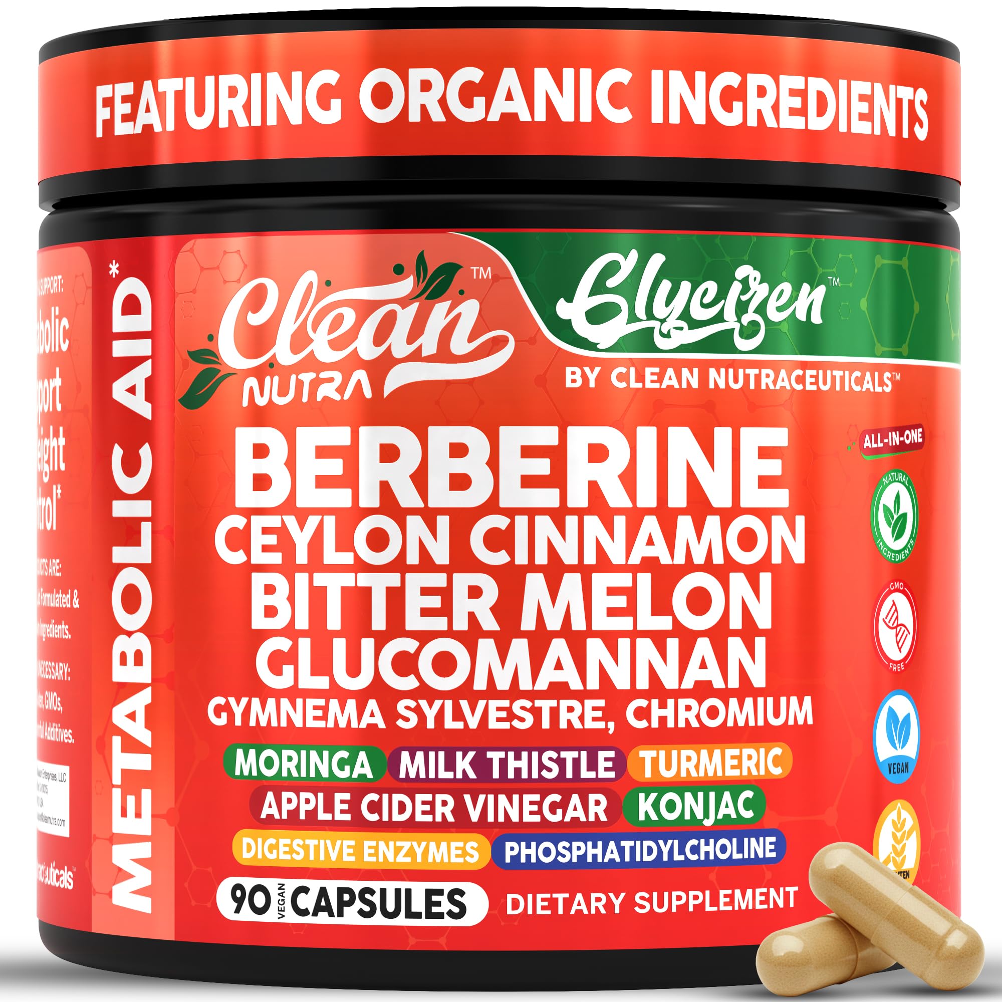 Berberine Supplement by Clean Nutra | Wellness

