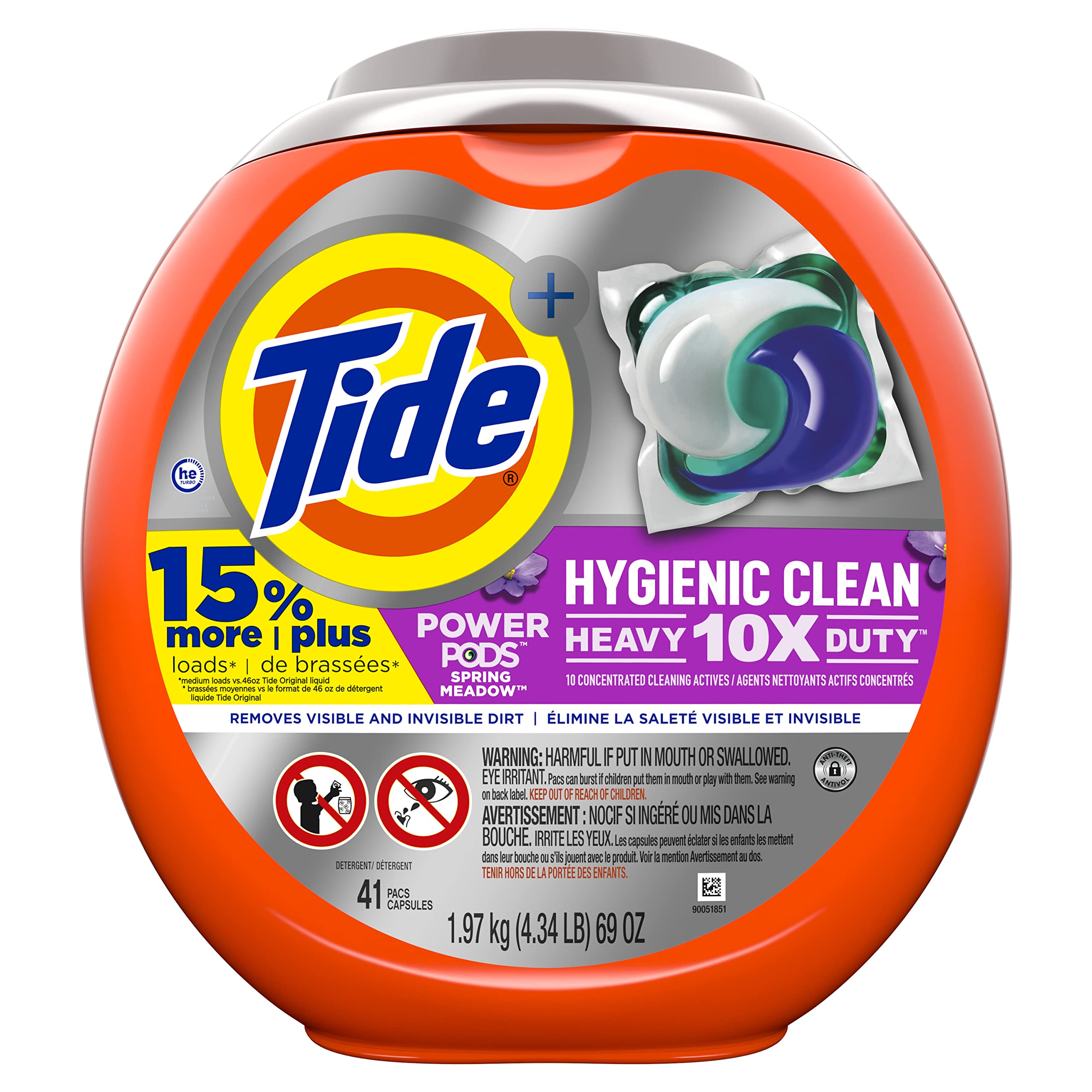 Tide Hygienic Clean Power PODS Detergent Pacs