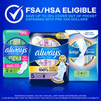 Always Ultra Thin Pads with Wings Leak-Free Protection

