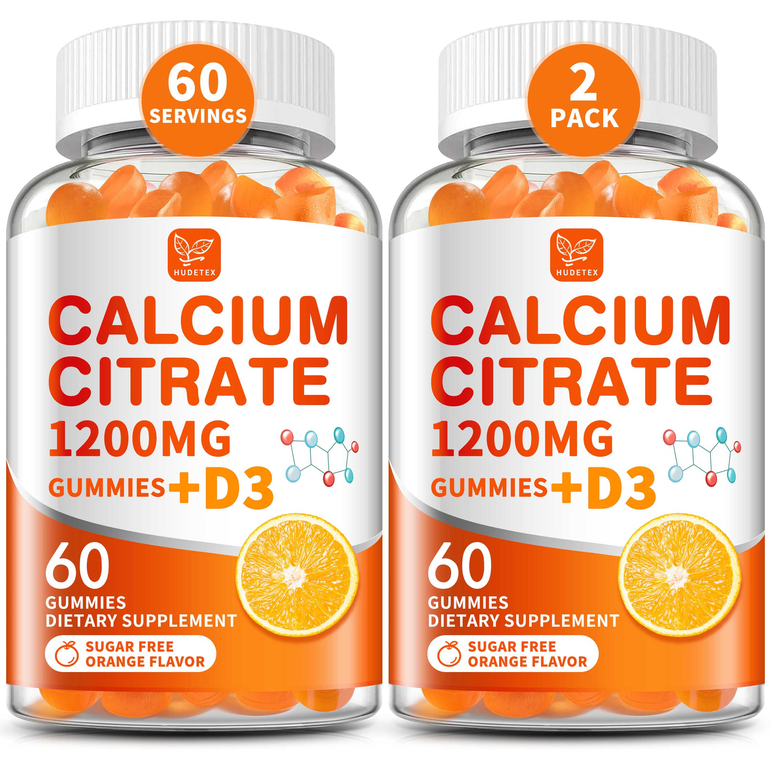 Calcium Citrate Gummies with Vitamin D3 for Bone Support

