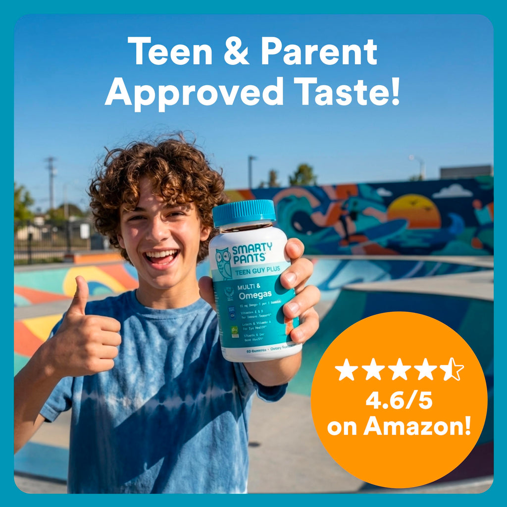SmartyPants Teen Guy Multivitamin Gummies with Omegas

