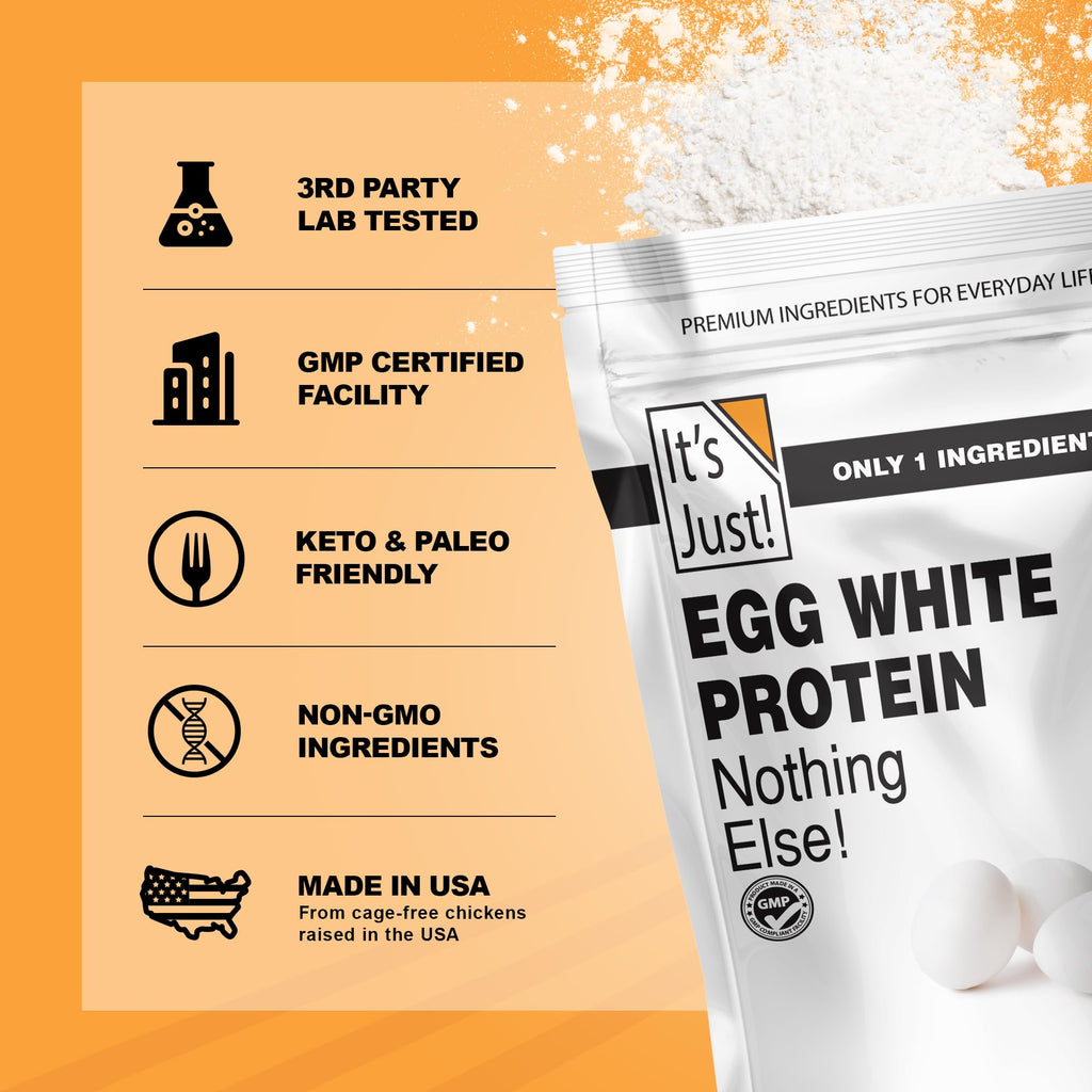 Egg White Protein Powder - It's Just! Unflavored

