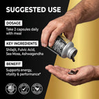 Clean Nutraceuticals Shilajit Capsule with Sea Moss | Energy

