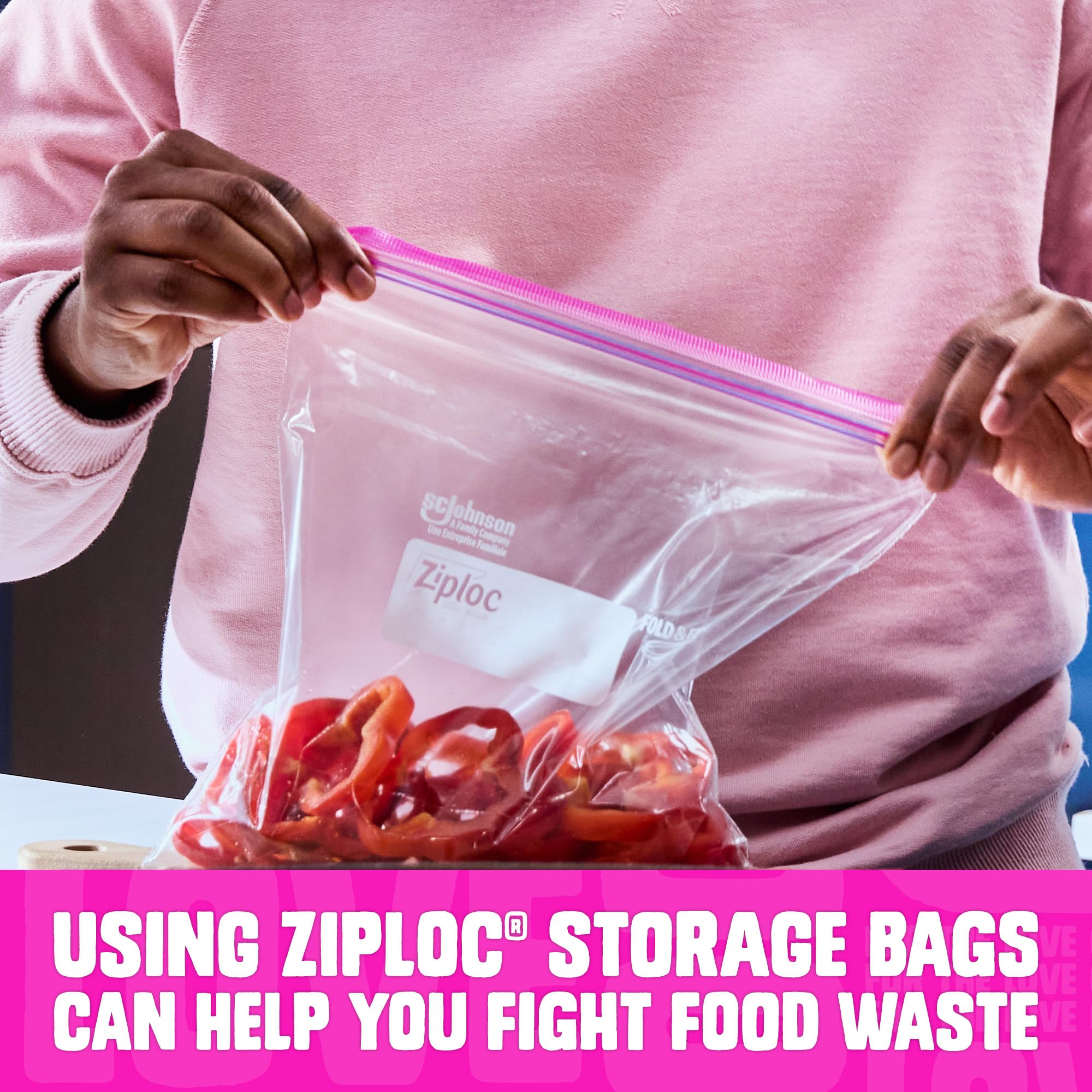 Ziploc Brand Storage Bags for Leftovers & Meal Prep

